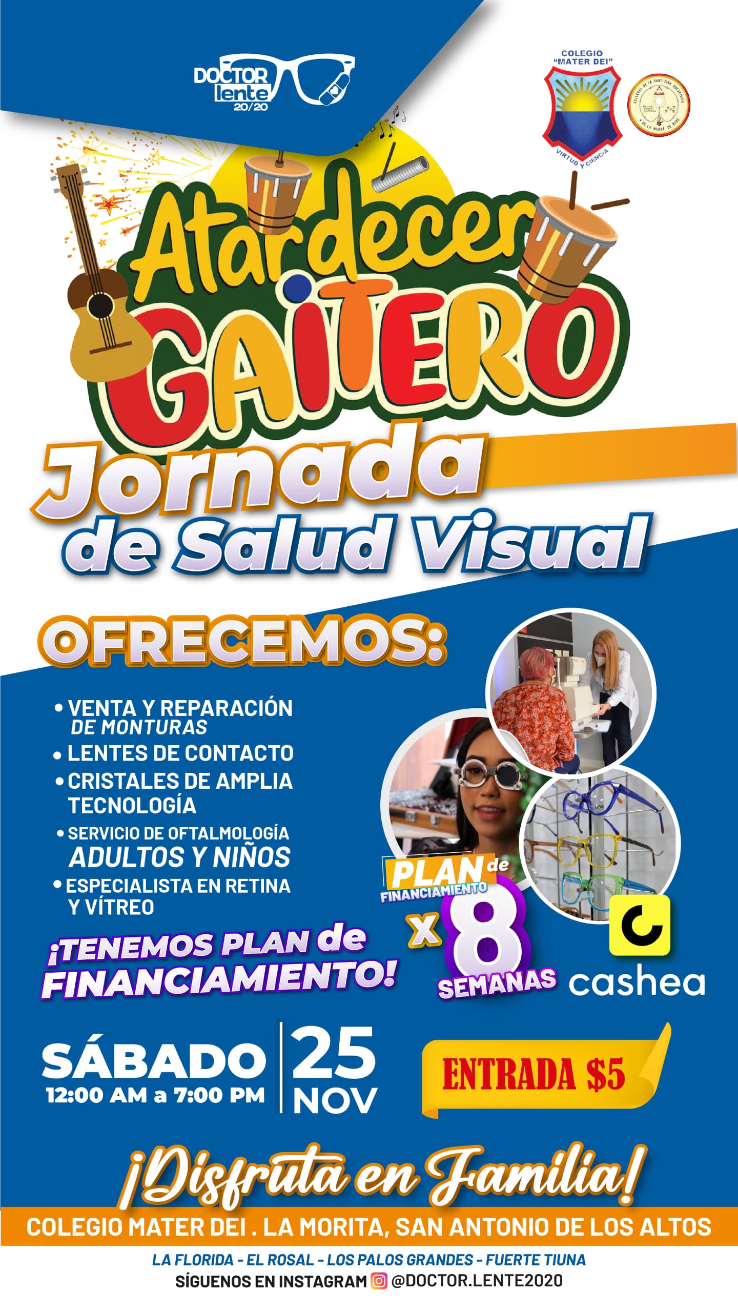 Jornada de Salud Visual en Mater Dei con «Atardecer Gaitero»